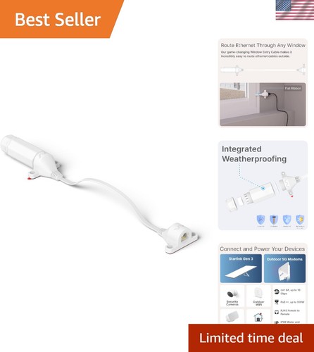 Ethernet window entry cable - ethernet,
