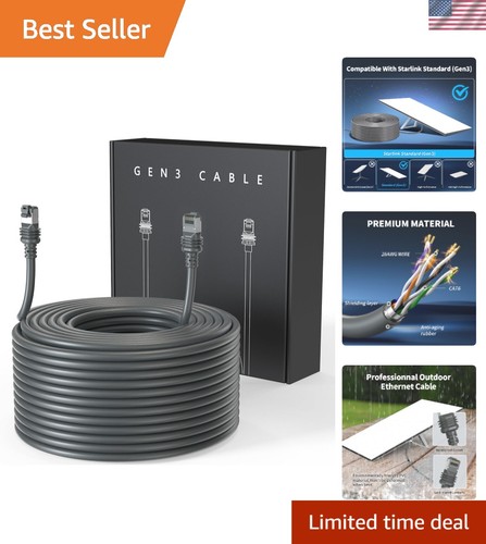 Durable 100ft starlink - 100ft, 3