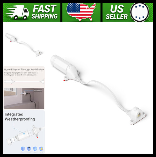 Cat6a ethernet window entry - cat6a,